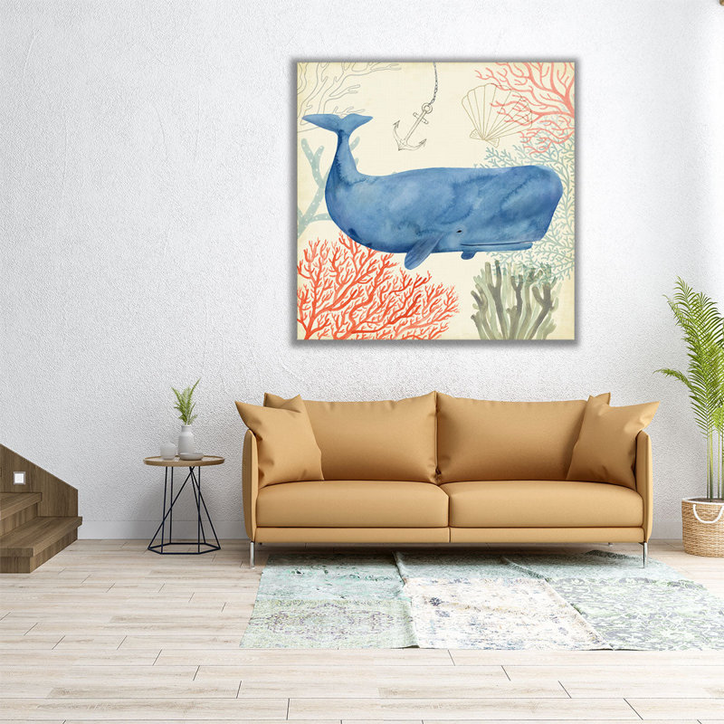 Underwater Whimsy I - reproduction d'art sur toile, H 20 po x l 20 po