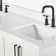 Ariel Kelly 66 Inch Double Rectangular Sink Bathroom Vanity With Carrara White Quartz Countertop In Grey