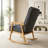 Modern Adjustable Lounge Chair with Ergonomic Lumbar Support