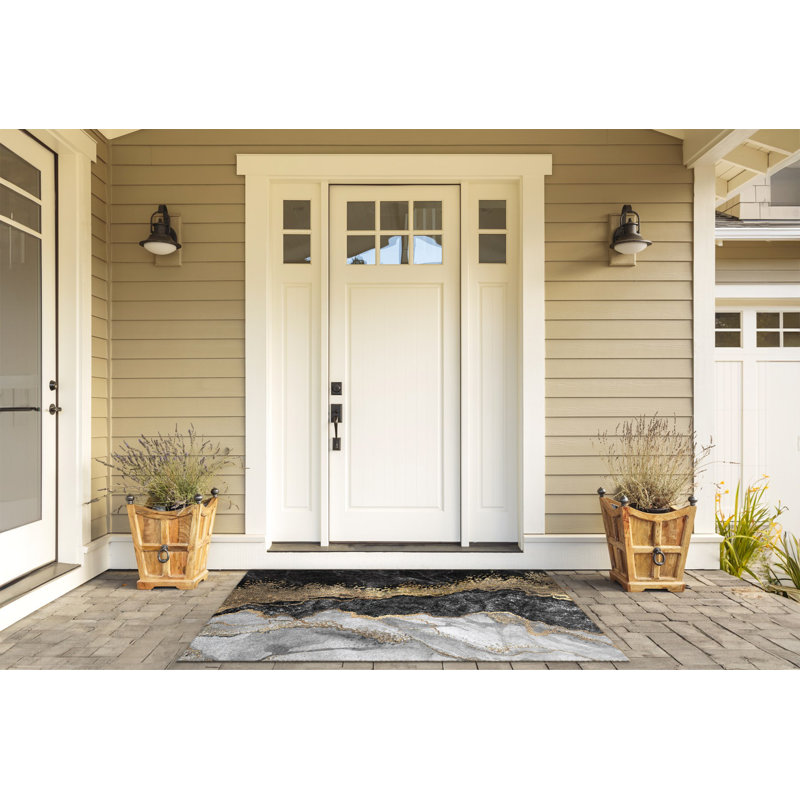 Non-Slip Outdoor Doormat, W100 x L150 cm