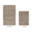 Ensemble de tapis pour salle de bain 2 pièces 100% coton 2155 g / m² Makaylynn, certifié OEKO-TEX®, envers en latex antidérapant, touffeté moelleux, super absorbant, lavables en machine, beige-97762382-71054683