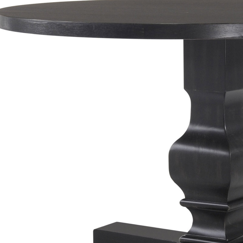 Table de salle à manger Gracie Mills, Black/Matte Black