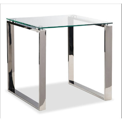 Table de bout en verre Gervin
