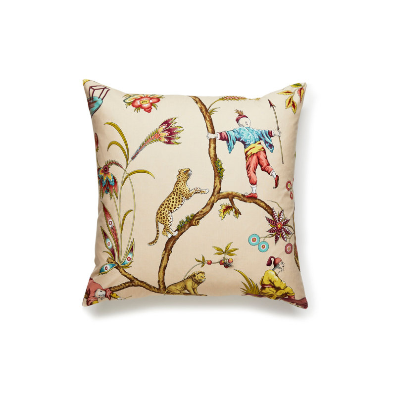 Chinoise Exotique Square Pillow Cover & Insert