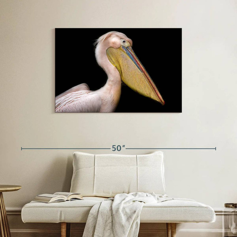 Brampt Pelican Portrait, 26" H x 39" W
