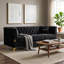 Canapé rembourré 3 places avec accoudoirs et 2 coussins Modern Velvet-129585496