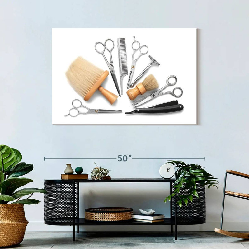 Shuttleworth Barber Set, 30" H x 45" W