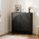 Armoire de rangement pour chaussures 24 paires avec tablettes réglables