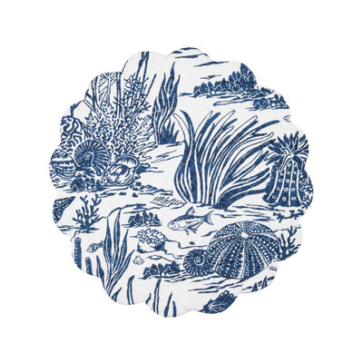 Napperon en coton 17 po Moer Klein Reef Shores