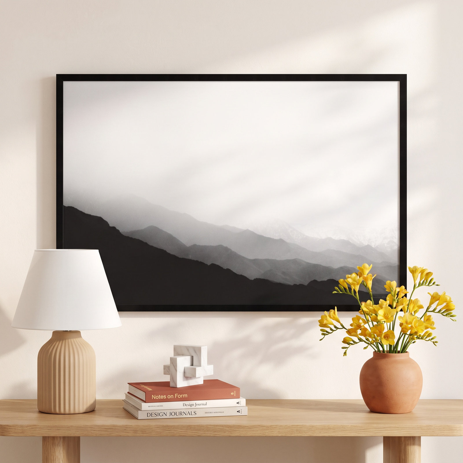 Virgin Mountains II Photo Print, 41" W x 28" H, Black
