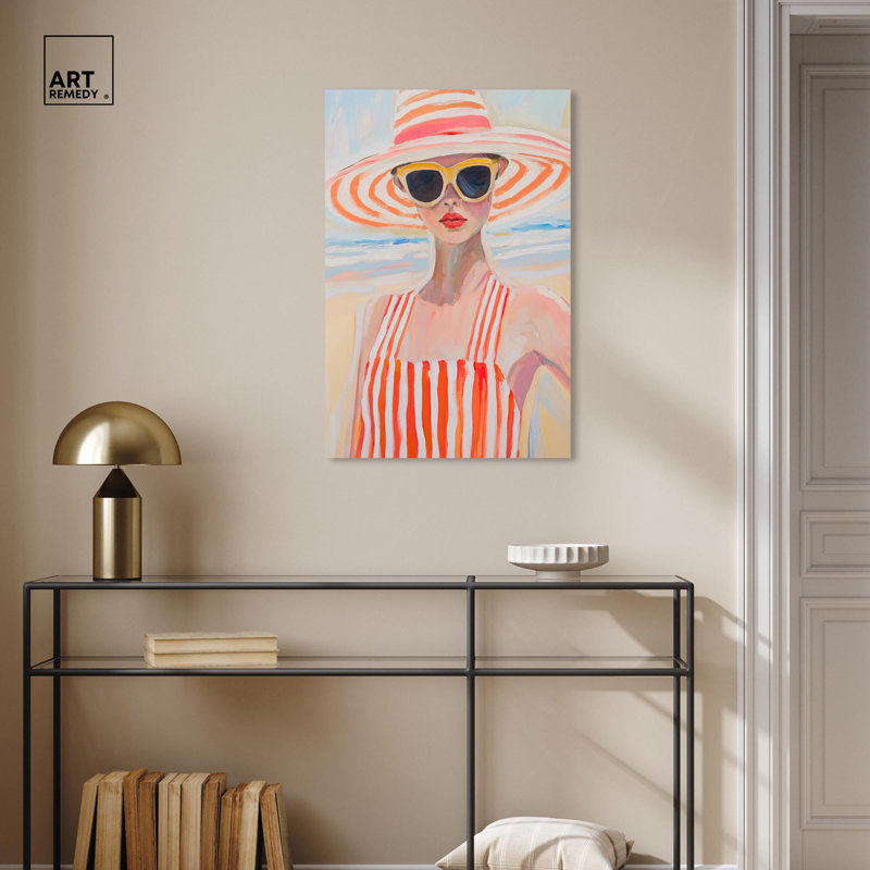 Reproduction d'art moderne sur toile Art Remedy, H 30 po x l 20 po, Toile tendue