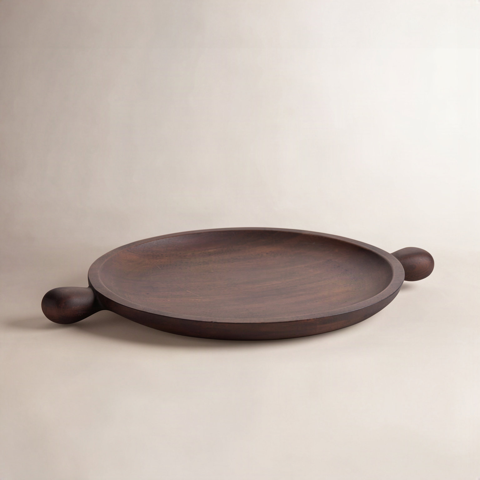 Wood Decorative Tray, 1.5" H x 15.7" W x 12" D