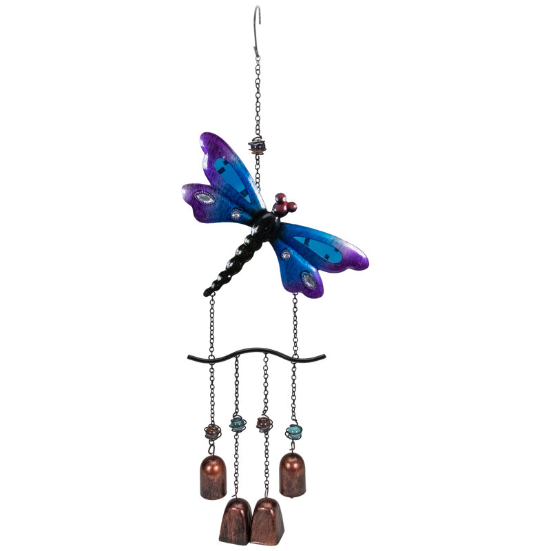 Carillon de jardin 24 po mauve et bronze