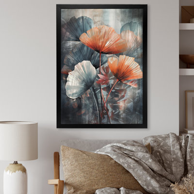 " Tropical Palm Leaves Ginkgo III "