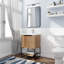 Meuble-lavabo simple 23,62 po avec dessus de meuble-lavabo Dharach