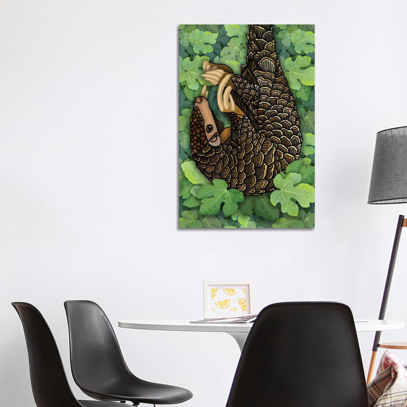 Pangolin by Angelika Parker - Wrapped Canvas Print, 101.6cm H x 66.04cm W x 1.905cm D