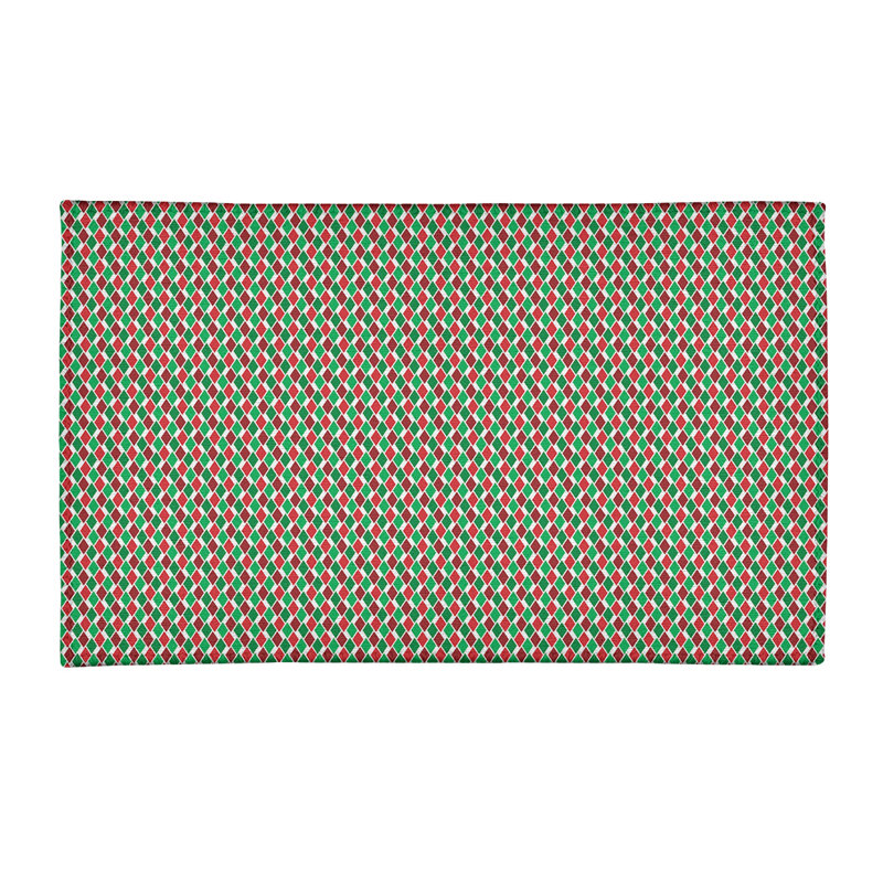 Chenille Geometric Indoor Rug, Rectangle 5' x 7'