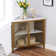 Kempst Corner End Table Shelf, 3-Tier Display Shelves with Protection Door, Metal Frame Storage Cabinet Org