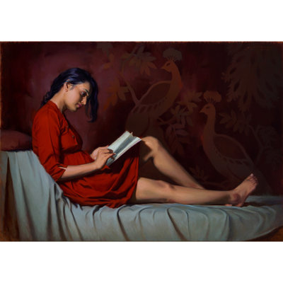 Dans l'histoire profonde | Huile sur toile | Peint par Sidharth Gavade