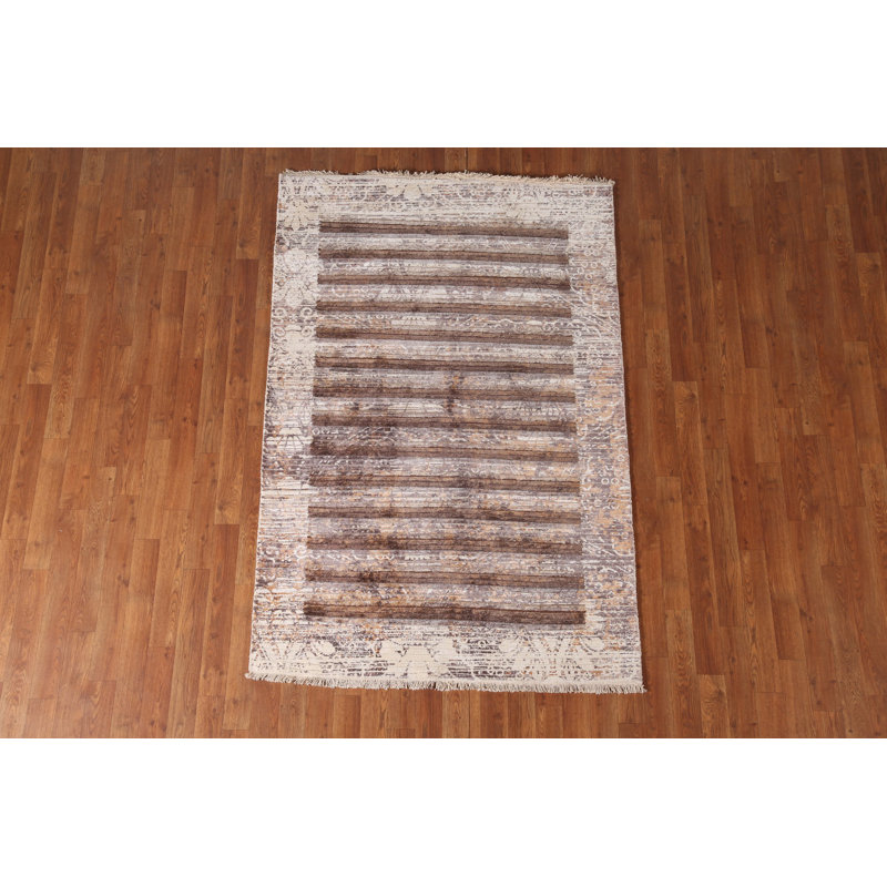 One-of-a-Kind 4' X 6' Cotton Area Rug in
