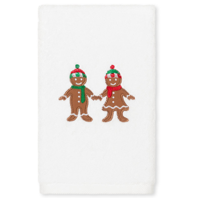 Christmas Hand Towels Midweight Hand Towel, White