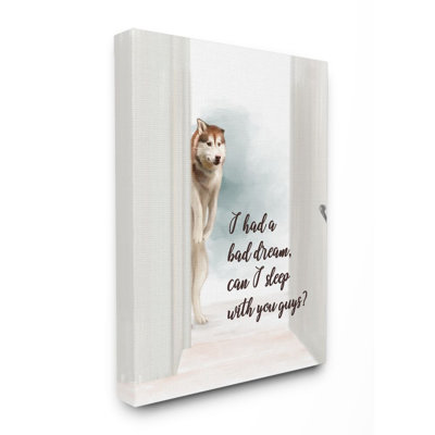 Impression d’art graphique, "Dog Nightmare Funny pet dogs" par Ziwei