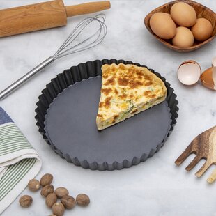 I-Bake Non-Stick Round Loose Base Quiche/ Flan Pan