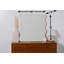 Renette Wavy Solid Wood Beveled Mirror