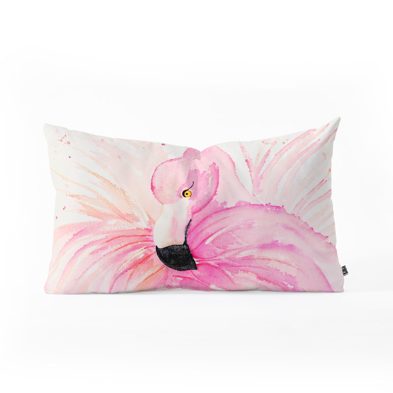 Coussin lombaire monika strigel flamant rose ballerine