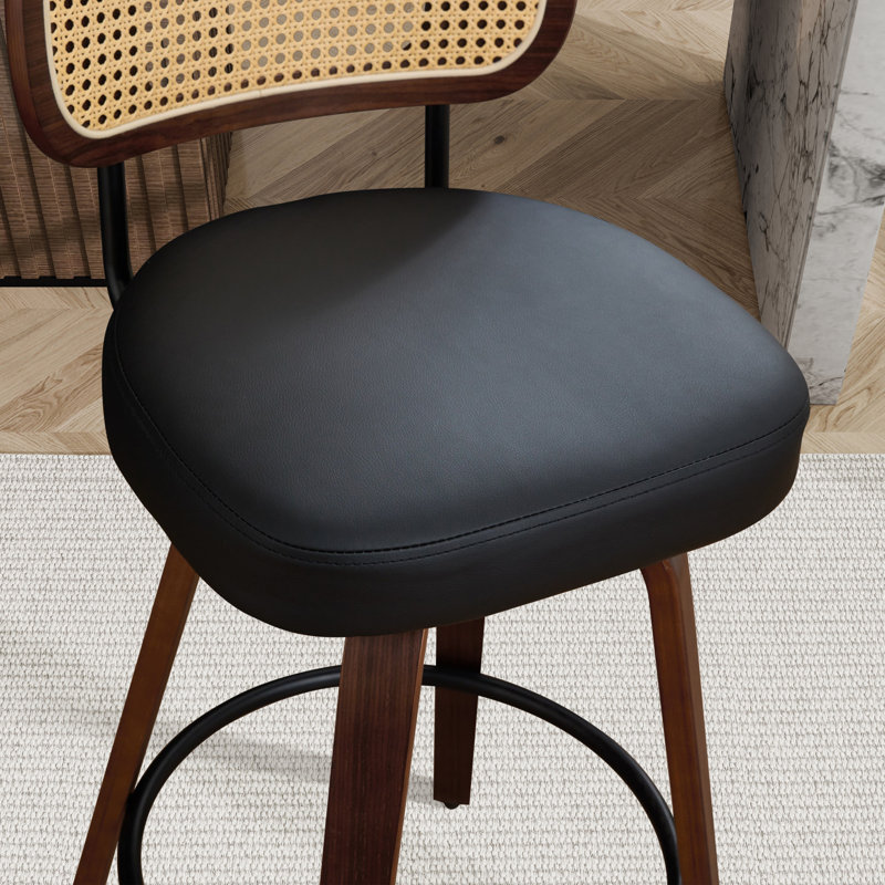 Tabouret de bar 25,58 po, Noir