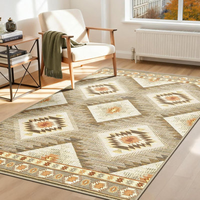 Moroccan 120cm X 180.00cm Area Rug