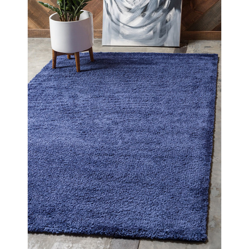 Zuniga Rug, Rectangle 8' x 10', Navy Blue