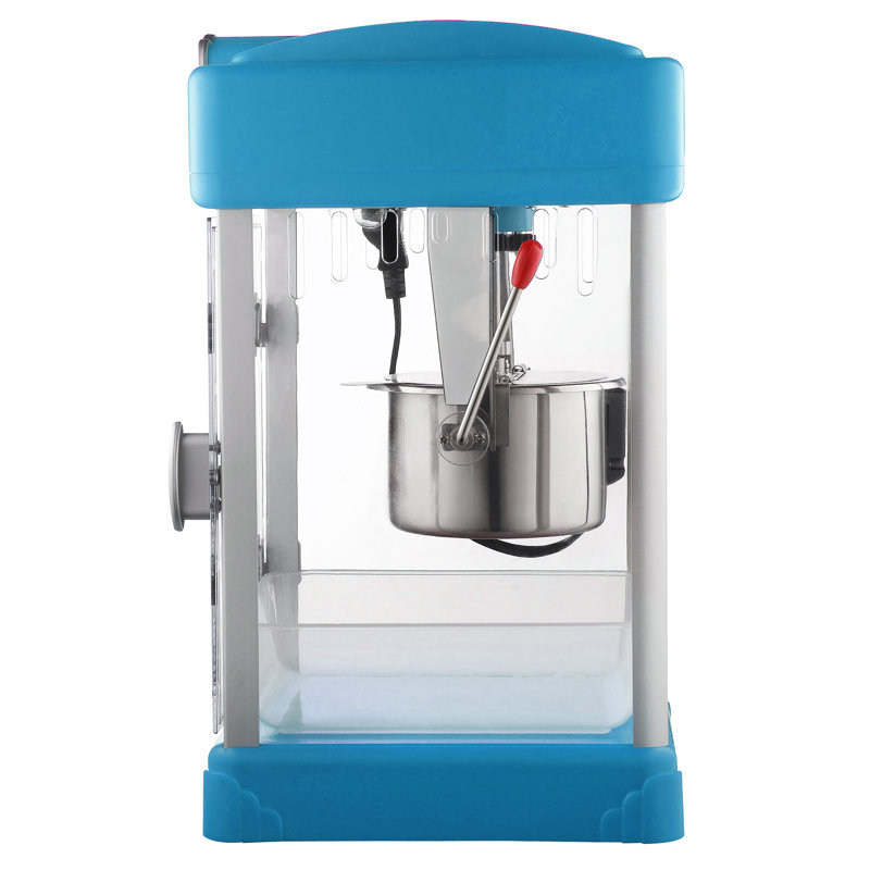 Machine à maïs soufflé Pop Pup - Bouilloire 2,5 oz avec cuillère à mesurer, cuillère et 25 sacs de service par Great Northern Popcorn (noir)