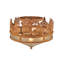 Rustic Lodge 4 - Light Semi Flush Mount