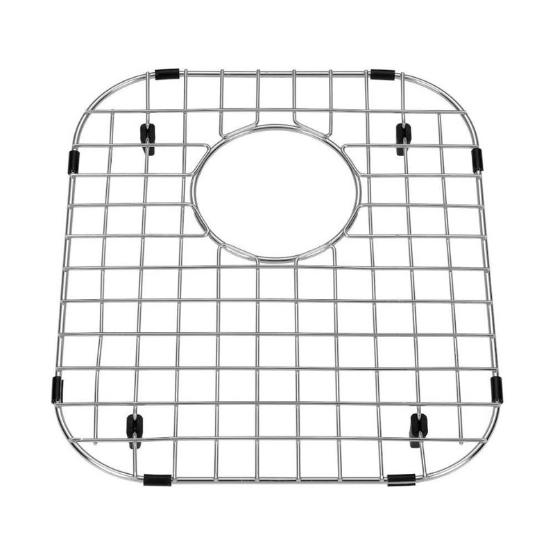 Grille de fond d'évier de cuisine en acier inoxydable, support (12-7 / 8 x 14-7 / 8 trous)