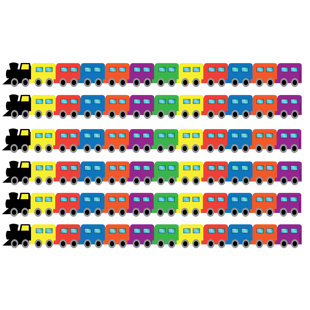 Train Die-Cut Border