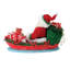 Figurine de rêve possible de kayak en compagnie du père Noël