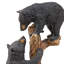 Statue oursons qui grimpent