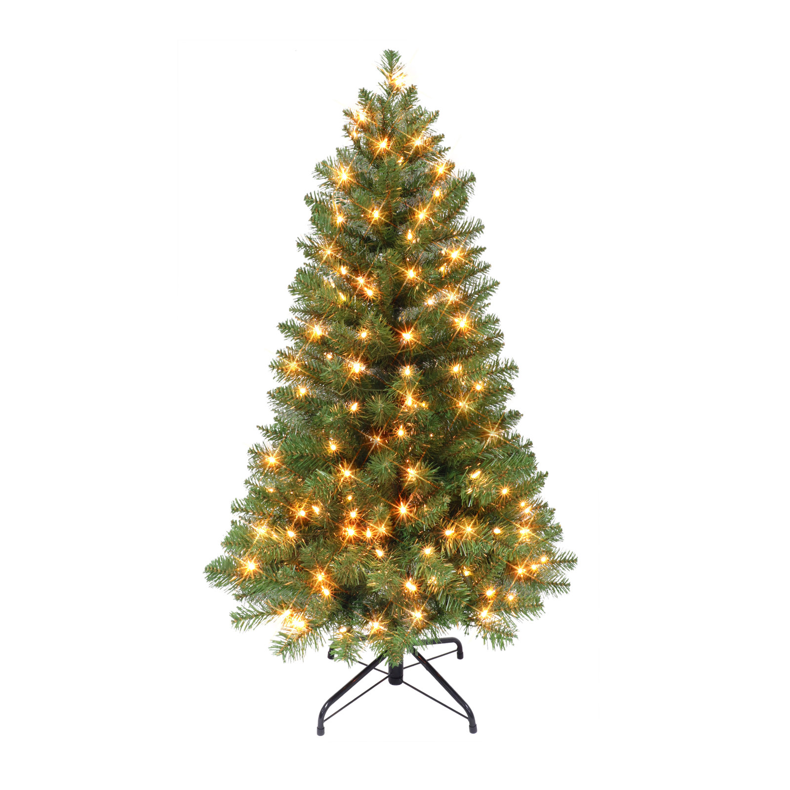 54' Lighted Artificial Pine Christmas Tree