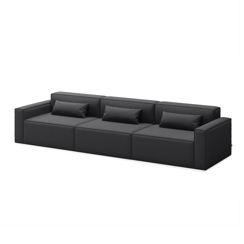 Mix Modular 3-Pc Sofa, Mowat Raven