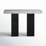 Tori Rectangular Concrete Outdoor Bar Table