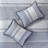 7 Piece Jacquard Comforter Set Navy King-117539203