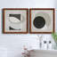 Moderniste Neutre III, ensemble de 2 reproductions d'art sur toile encadrées-1143163487-1143163486