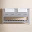 Ensemble de meuble-lavabo double 60 po Pelaghia-57367819