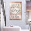 Plaque murale Kema Let's Stay Home Wreath-108617956