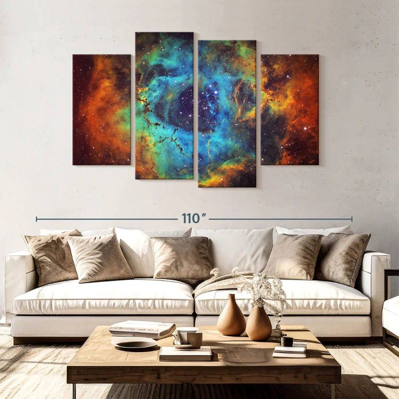 Oberle Celestial Nebula, 54" H x 84" W