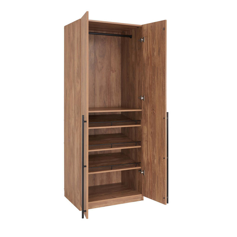 Armoire-penderie 32 po Lee, Brun