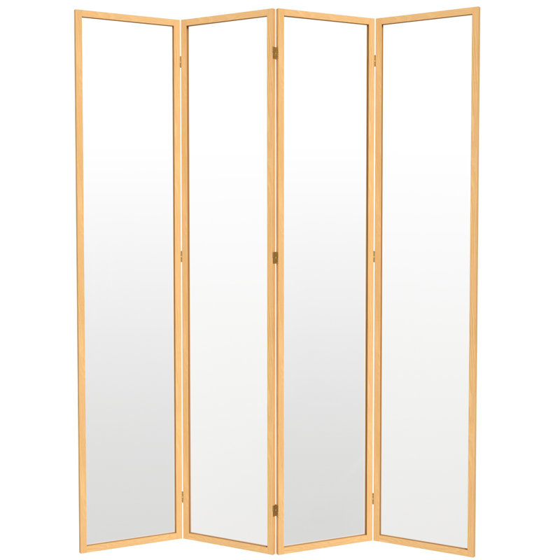 Cloison en plastique transparent Alayzhia, 4, 7 pi, Naturel