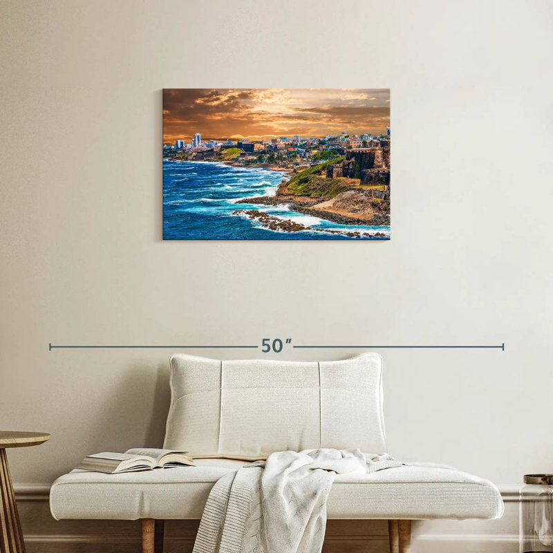 Nicci Puerto Rico Coast, 20" H x 30" W
