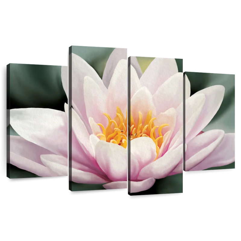 Harnek Serene Water Lily, 48" H x 75" W